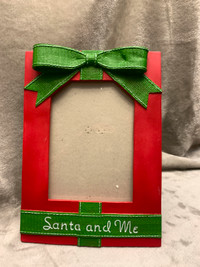LARGE 5x7 SANTA AND ME PICTURE FRAME