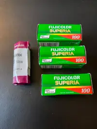 Fuji Superia 120 Color Film Medium Format 6x6 6x9