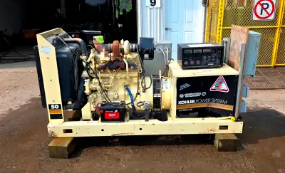 Generatrice Kohler Diesel 50KW avec 540.9 heures au compteur De Saint-Etienne-Des-Gres