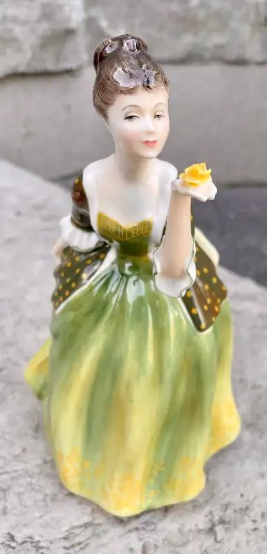 For sale is a MINT Royal Doulton Figurine titled “Fleur” (HN 2386, c.1967). This fine porcelain lady...