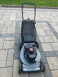 A  used lawnmower 