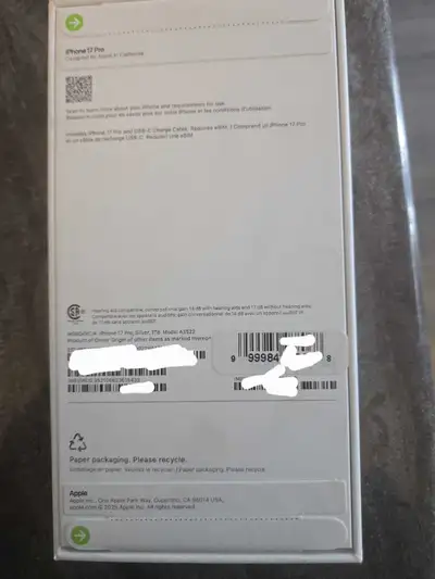 liPhone 17 Pro 1TB, View more