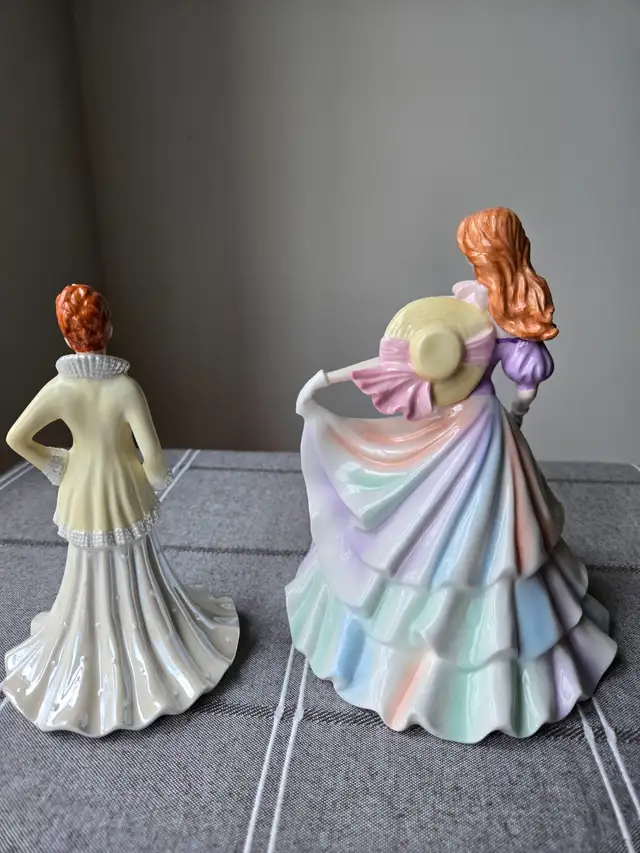 2 small Coalport figurines in Arts & Collectibles in Windsor Region - Image 3
