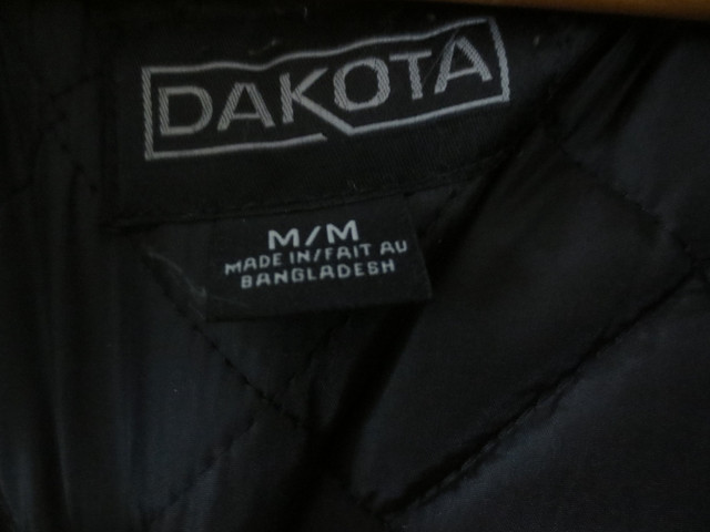 Men's Medium Black Dakota Insulated jacket,  heavy winter jacket in Men's in Timmins - Image 3