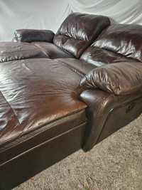 Section leather couch - free delivery today!