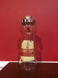 Vintage 1960s Alberta Distillers Grey Cup Fine Golden Gin Bottle