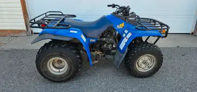 1990 Yamaha Moto-4 ATV. Original owner - low km's. Foot shifter, Hi-Lo Range, electric start, back u...