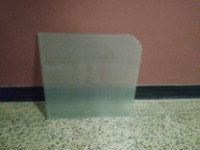TAMPERED FROSTED TABLE TOP GLASS.. 23 1/2 X 23 1/2 X 1/4 INCHES