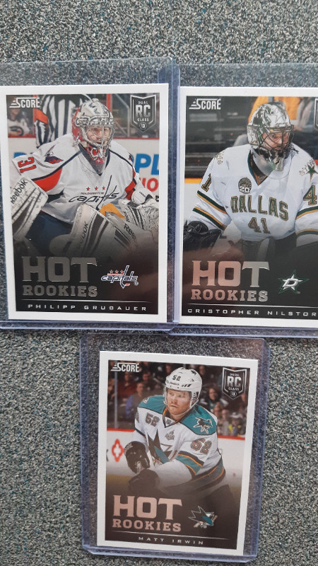 2013-14 Panini Score Cartes Recrue Hockey Hot Rookies Cards dans Art et objets de collection  à Lévis - Image 4