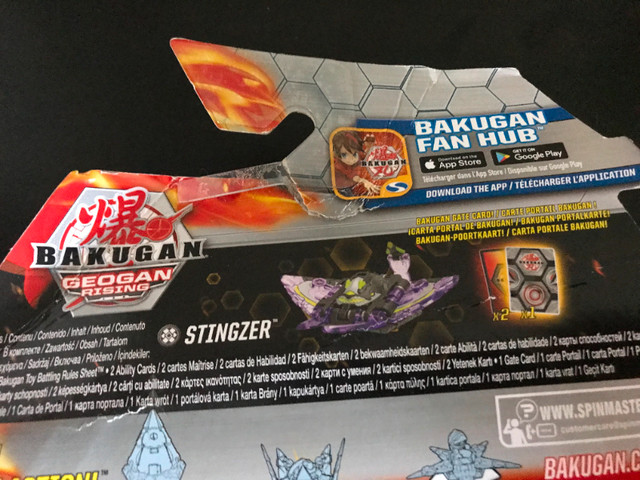 NEW Bakugan Geogan, Stingzer, Geogan Rising Collectible in Toys & Games in City of Toronto - Image 4