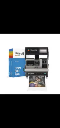 Polaroid SUN 600 Film Camera LMS Vintage Retro Collectible