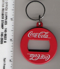 Coca Cola keychain opener + Vanilla Orange Surfboard - MINT Coke