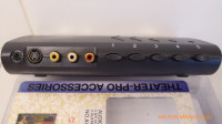 5-input 2-output AV switch, S-VHS, RCA. Model AV521YC