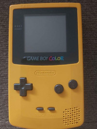 Gameboy Colour Yellow - with Pokemon Red, Zelda: Oracle of Ages,