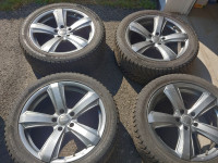 4 mags pneus tires hiver Nokian 245 45 r18 + 4 Roues rim 5x114,3