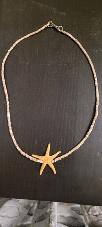 Starfish bead necklace