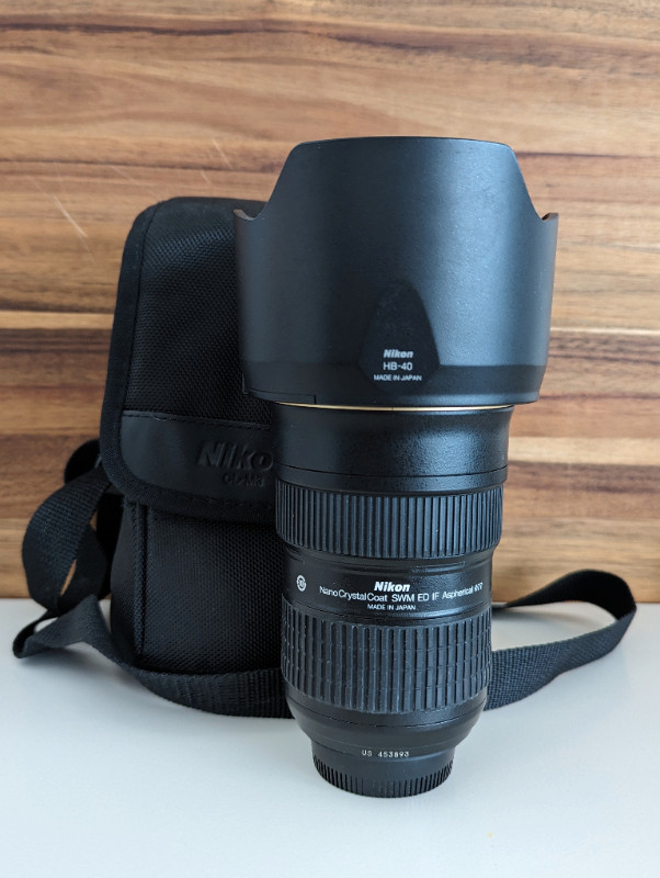 Nikon NIKKOR 24-70mm f/2.8G ED Lens in Cameras & Camcorders in City of Toronto
