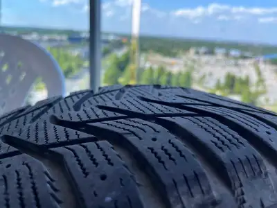 Set of four winter tires. In excellent condition. Used on Toyota Highlander. Contact only if serious...