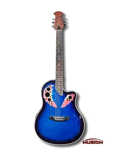 Acoustic Electric Guitar Round back 41' Round Type Pickup 4 Band integrated tuner Top: Linden B&S: P...