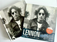 RARE - LENNON LEGEND BOX SET - DELUXE HB BOOK WITH CD & RELICS