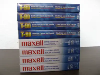 8 New Blank Vhs Tapes! $5, View more