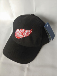 NEW - Vintage Detroit Red Wings Hat Cap Snap Back - Black