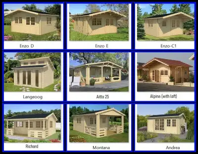 EZ LOG Northern Ontario Cabin / Bunkie / Cottage KIT SPECIAL, View more
