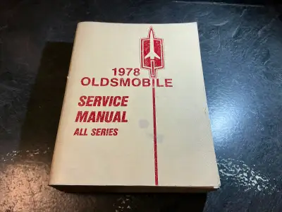 1978 Oldsmobile Shop Manual Cutlass Supreme Toronado Delta 88 98, View more