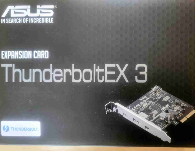ASUS THUNDERBOLT EX 3 Expansion Card in System Components in Edmonton
