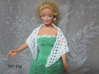 Handmade clothing for fashion dolls such as Barbie