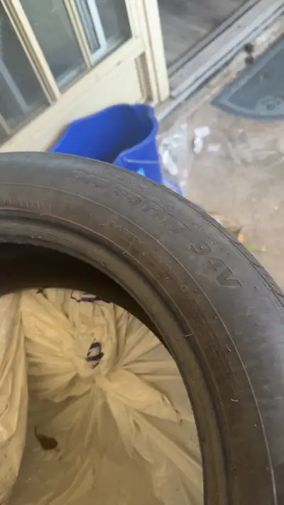 Used All-Season Tires – 215/55R17 – Mazda 6 (2010) Description: Set of used all-season tires, size 2...