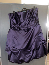 Deep Purple David’s Bridal Dress
