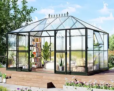 Wonderful brand new greenhouse/solariums, 14x9.5x9 Highly reviewed product! Now on sale. Here are th...