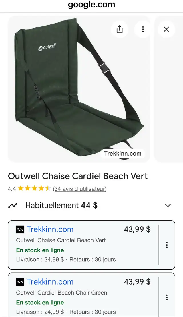 lit de camp- chaises camping trekking in Beds & Mattresses in Laval / North Shore - Image 9