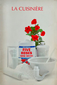Vintage 1970 Collection Livre recettes LA CUISINIÈRE FIVE ROSES