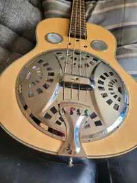 Dobro acoustic electric bass