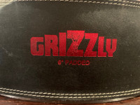 Grizzly 6” padded weight belt