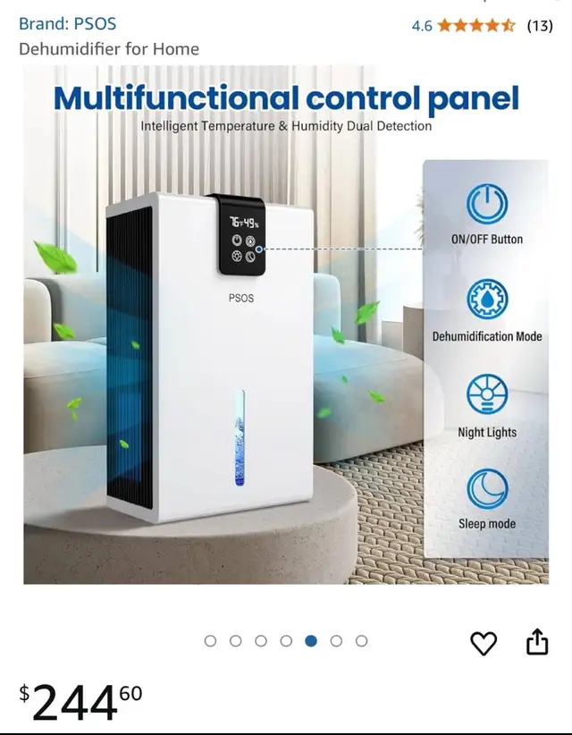Brand-New Home Dehumidifier – Efficient & High-Performance444703241070202885