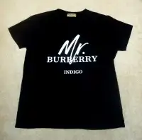 Burberry "Mr. Burberry Indigo" Promo T-Shirt Size L Mint