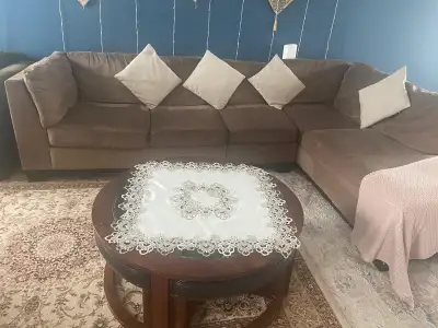 Couch and coffee table, View more