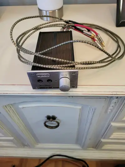 creek audio headphone amp with nordost interconnects $300.00.