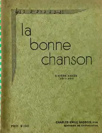 Antiquité 1943. Collection La bonne Chanson Sixième Année