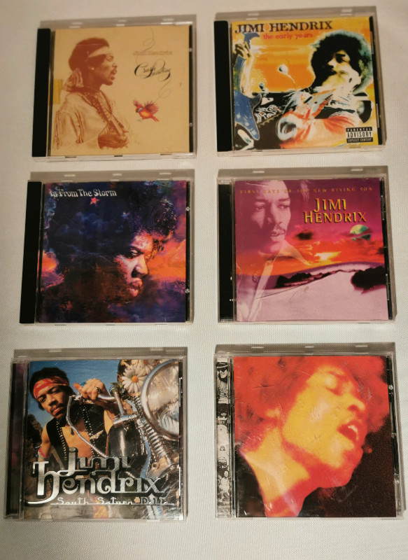 6 Jimi Hendrix CD dans CD, DVD et Blu-ray  à Ville de Montréal