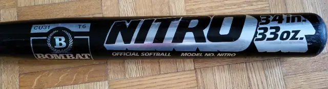 Bombat Nitro Spacecraft Aluminum Metal Official Softball Bat in Baseball & Softball in Oshawa / Durham Region - Image 4