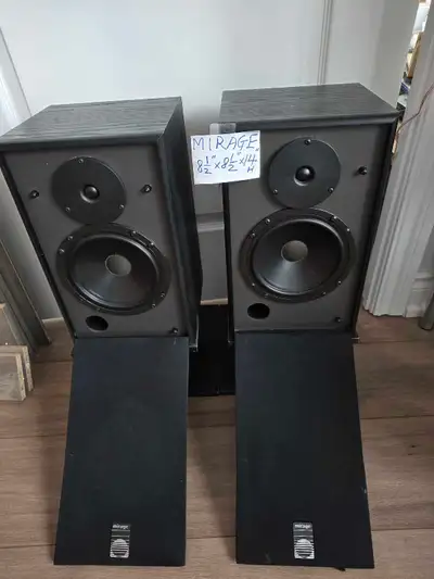 Mirage bookshelf speakers, View more