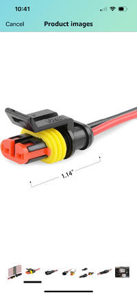 2pin way electrical wire connector