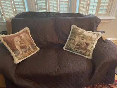 Easy-Going Sofa Slipcover approx. 7ft x 5ft includes four butterfly weights
