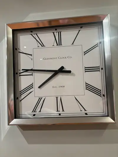 Silver clock      , View more