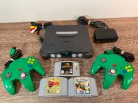 N64 2 controllers and games in excellent condition