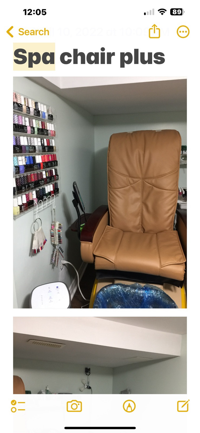 Pedicure spa massage chair ,Medicure table wax bedtable  in Other in City of Toronto